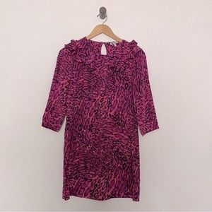 Juicy Couture Hot Pink Leopard Print Dress